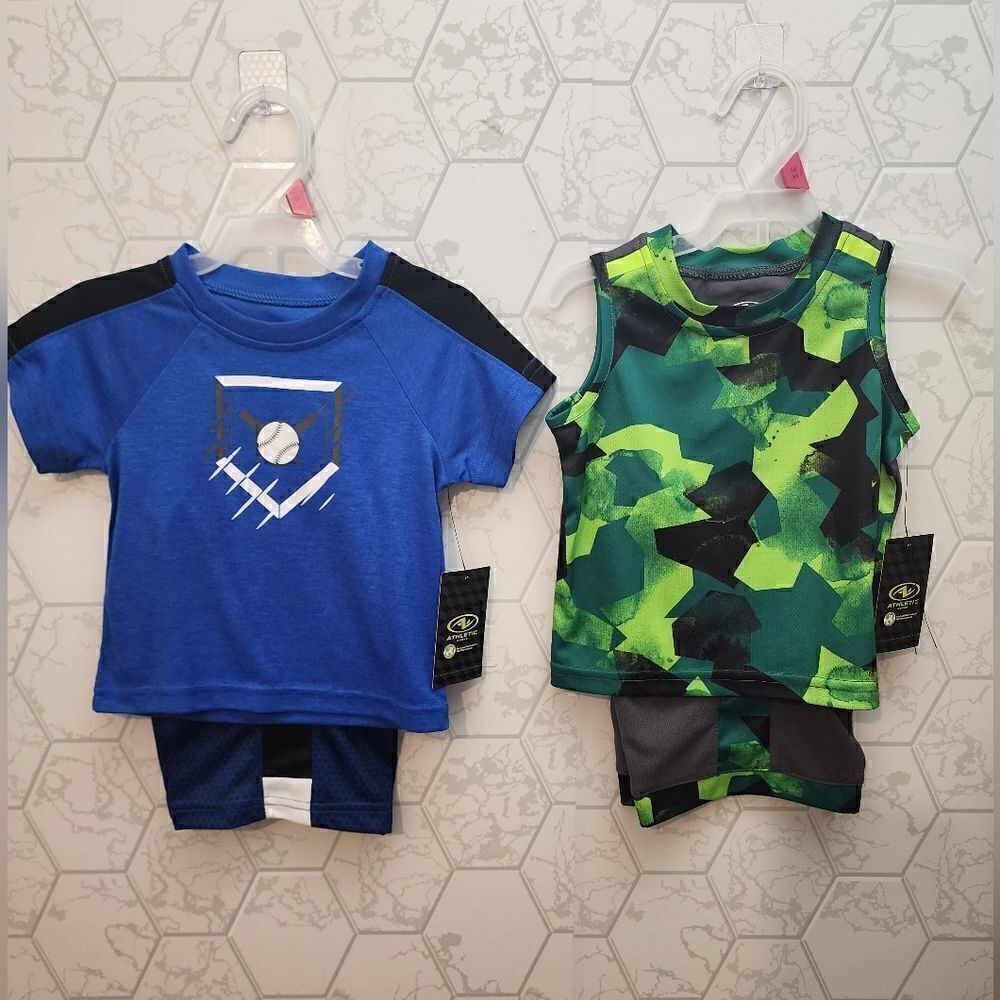 Nwt Lot of two Tank and Tee Set with short